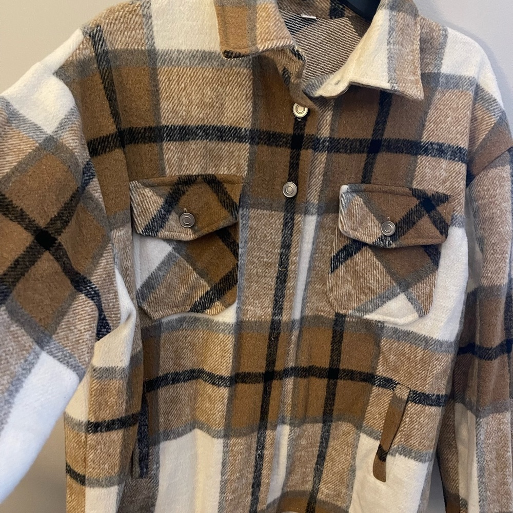 Flannel shacket.